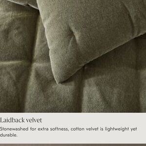 West Elm  euro Quilted Pillow cover pair